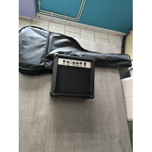 Rocktile Guitare électrique + ampli + acessoire