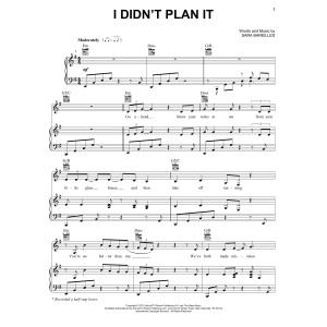 I Didn't Plan It (from Waitress The Musical)