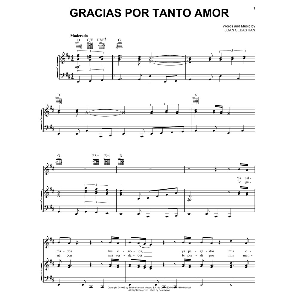Gracias Por Tanto Amor
