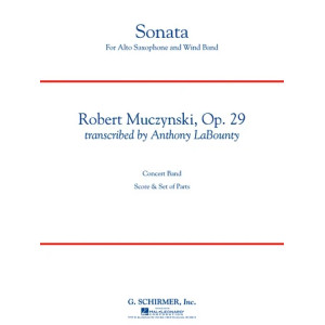 Sonata for Alto Saxophone, Op. 29 - Conductor Score (Full Score)