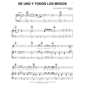 De Uno Y Todos Los Modos