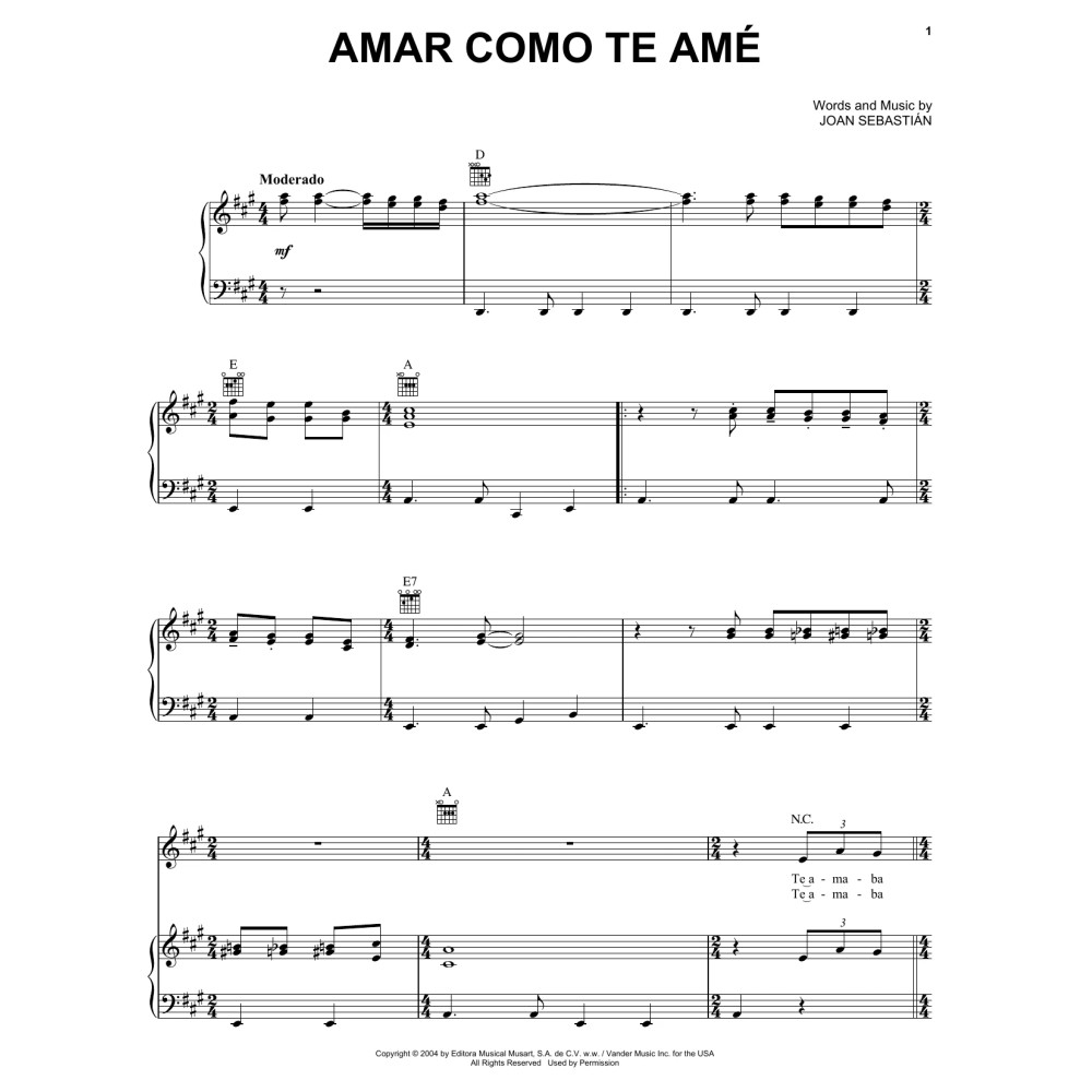 Amar Como Te Ame