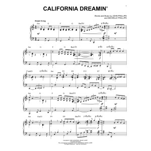 California Dreamin' [Jazz version] (arr. Brent Edstrom)