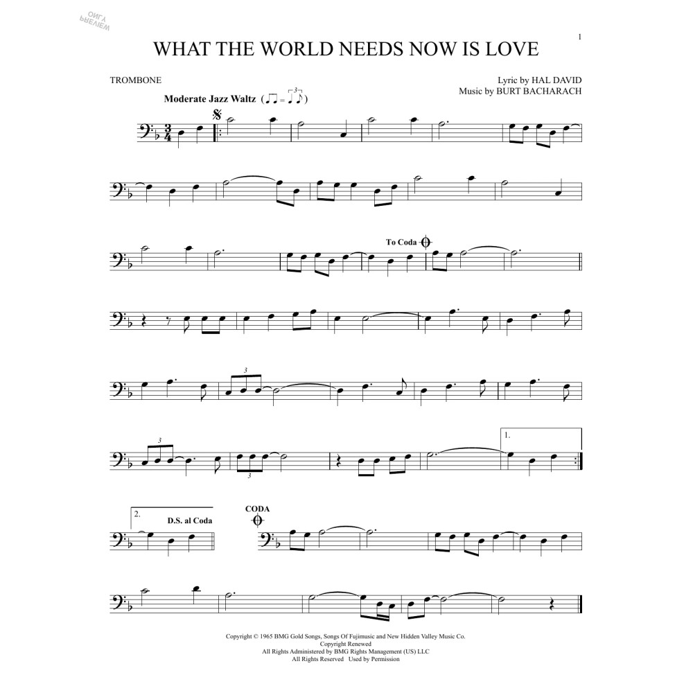 What The World Needs Now Is Love