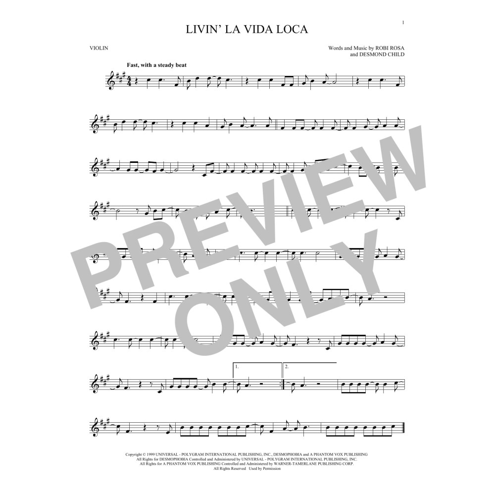 Livin' La Vida Loca