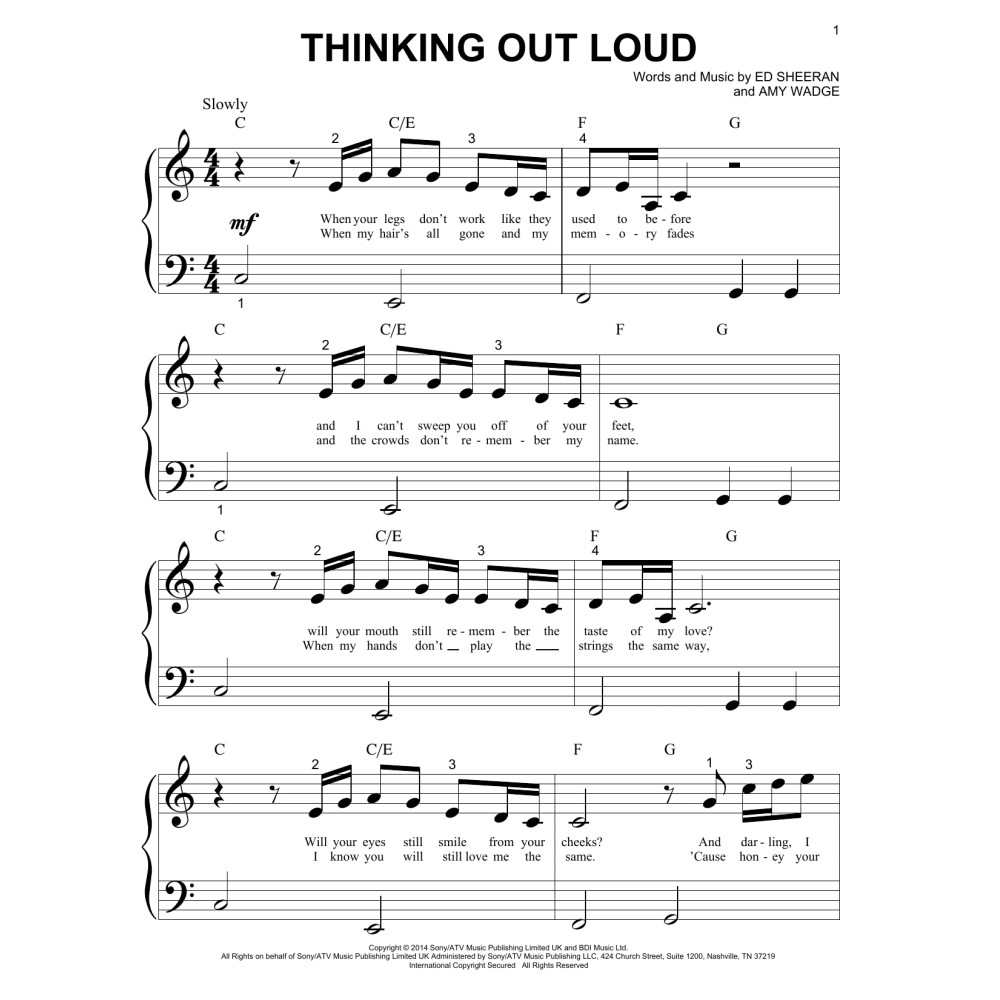 Thinking Out Loud