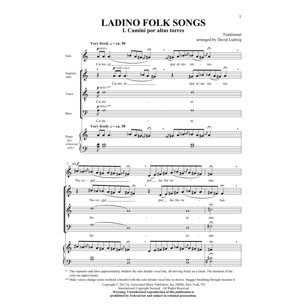 Ladino Folk Songs