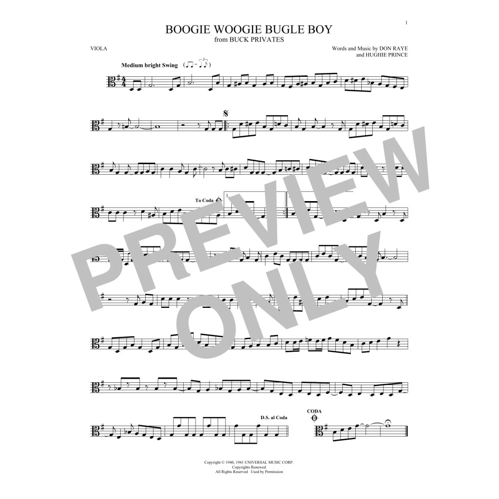 Boogie Woogie Bugle Boy