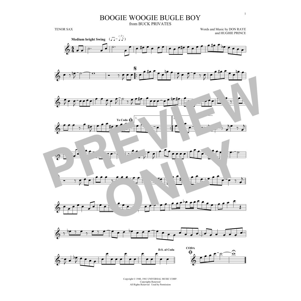 Boogie Woogie Bugle Boy