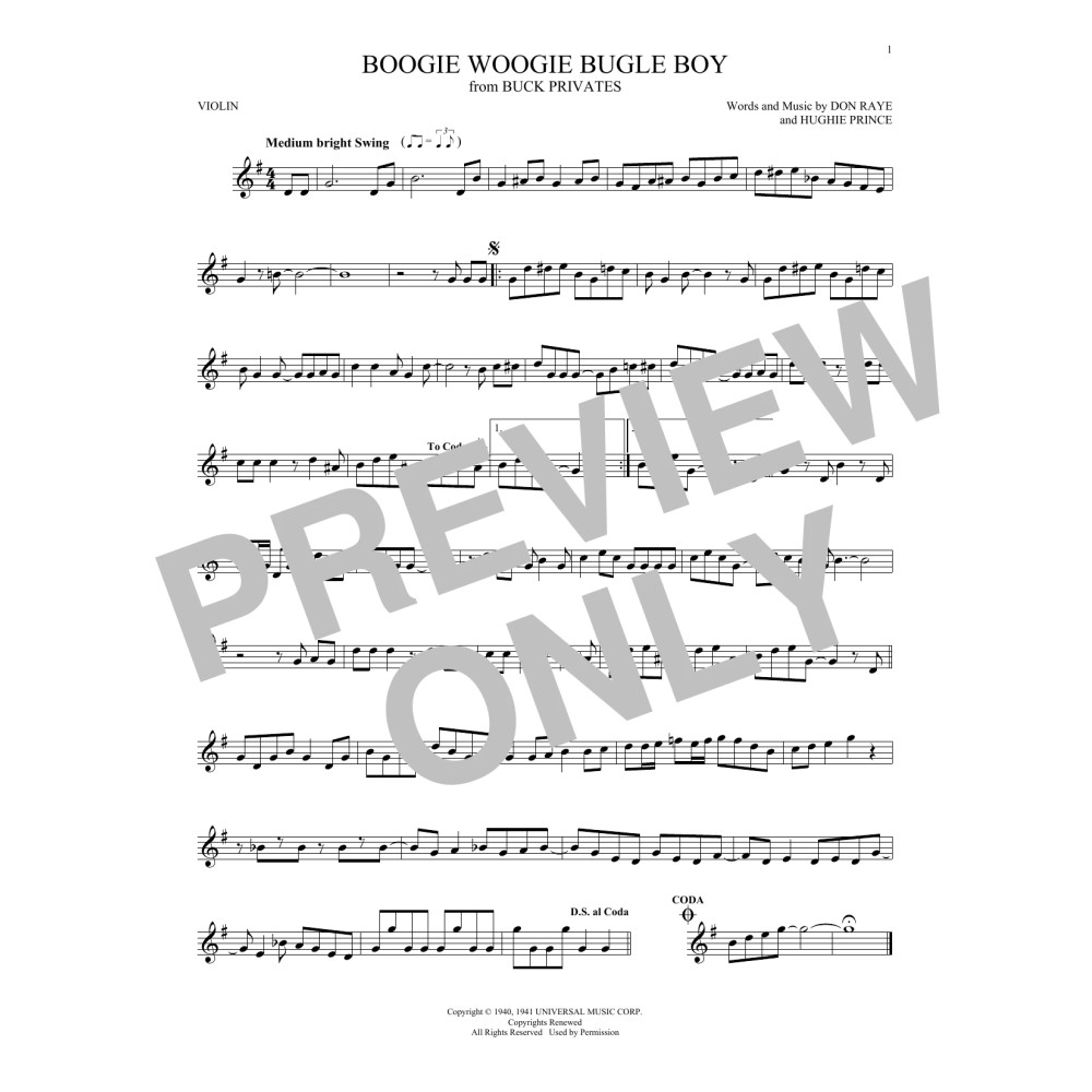 Boogie Woogie Bugle Boy