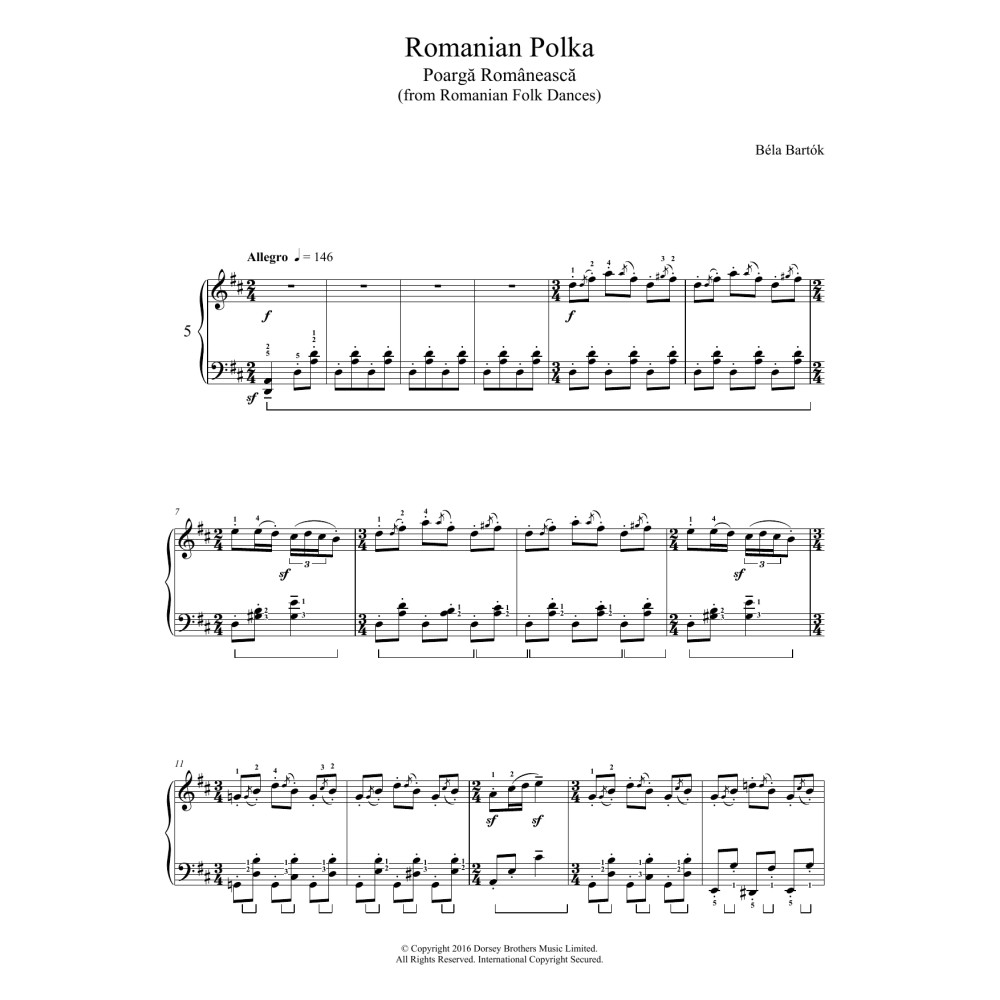 Romanian Polka (from Romanian Folk Dances)