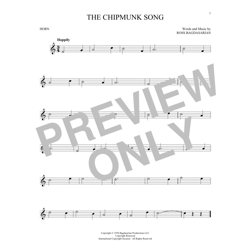 The Chipmunk Song
