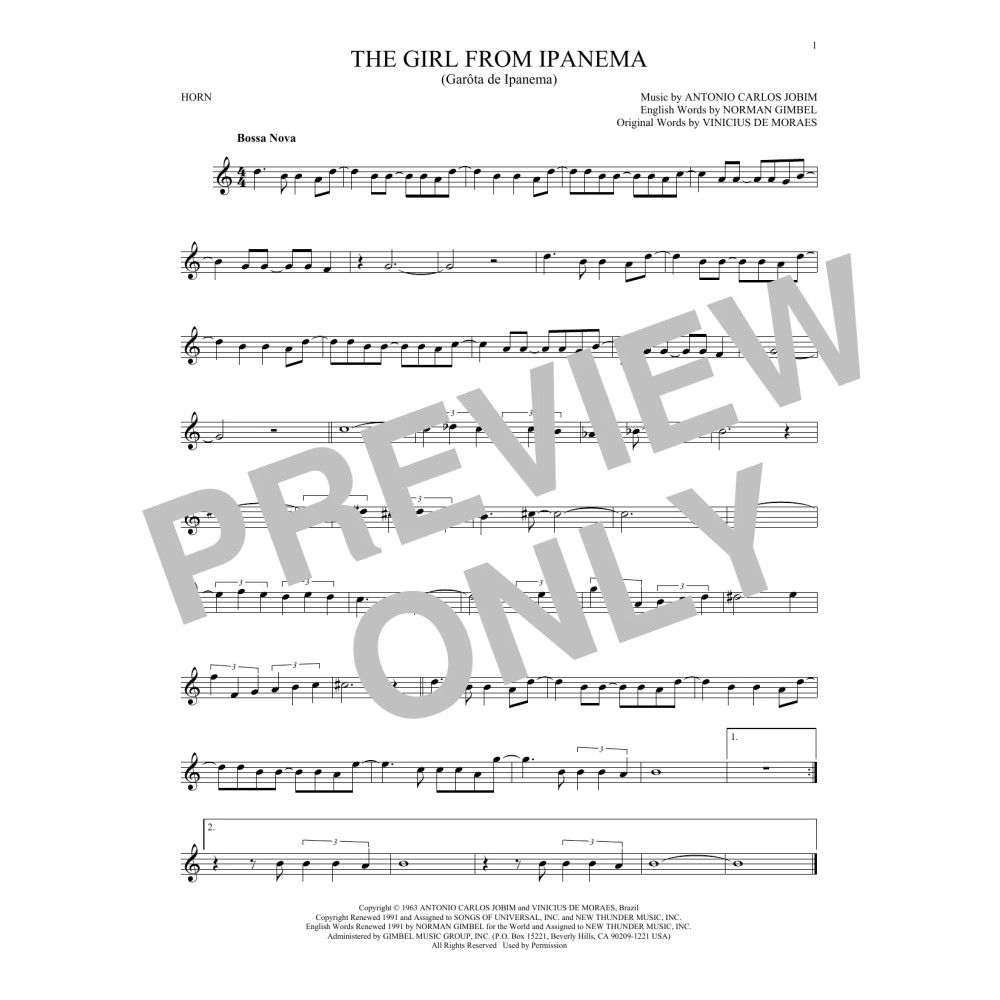 The Girl From Ipanema