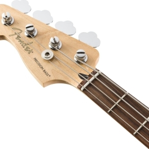 Fender Player Precision Bass pour gaucher –  Polar White avec touche en Pau Ferro