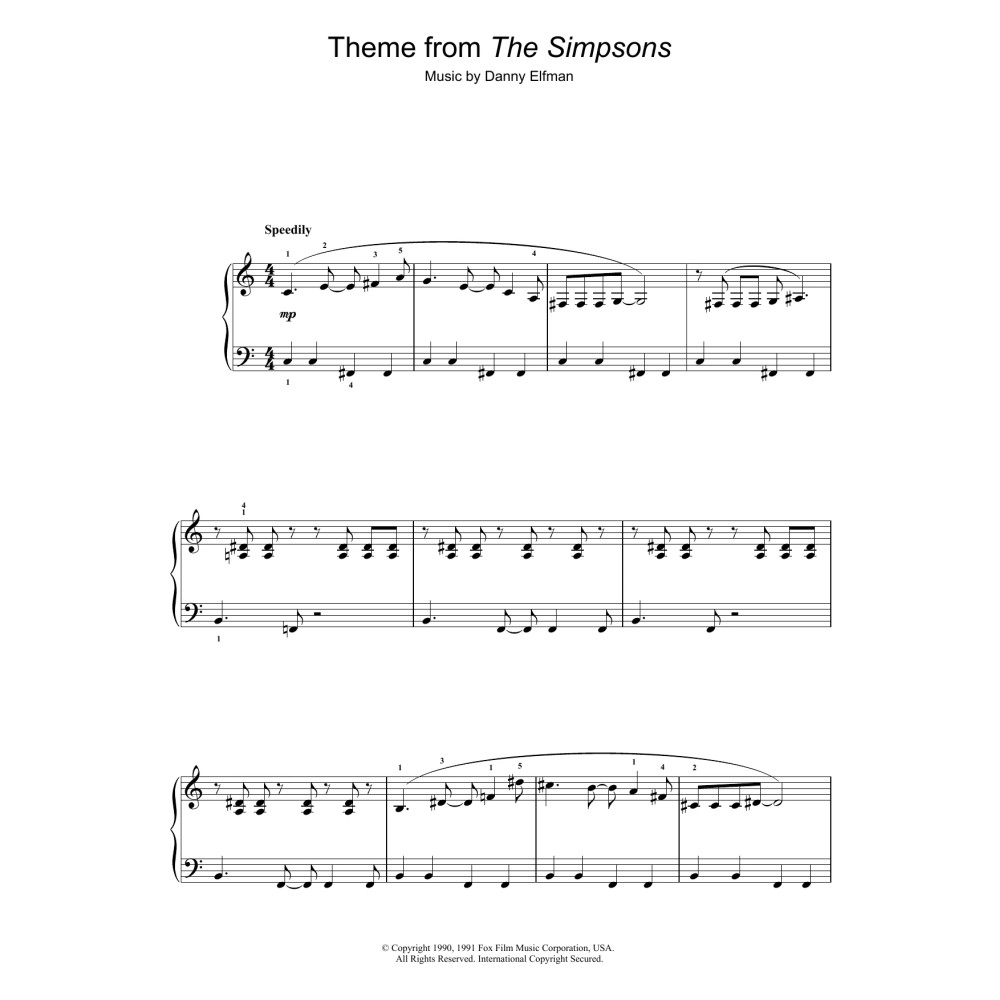 Theme From The Simpsons