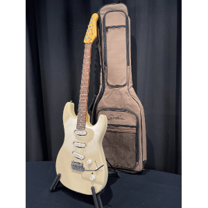 The Godin Progression Trans Cream is an exceptional electric guitar that combines classic design with modern features. Its stunn