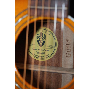 Guild D-140-SB is a superb acoustic guitar that offers exceptional sound quality and versatility. This dreadnought-style guitar