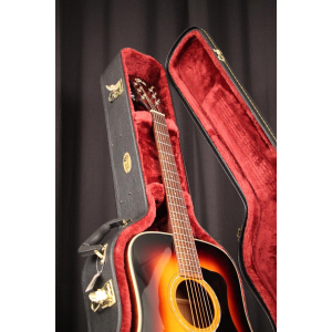 Guild D-140-SB is a superb acoustic guitar that offers exceptional sound quality and versatility. This dreadnought-style guitar
