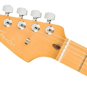 Fender American Ultra Stratocaster gaucher - Cobra Blue avec touche en érable