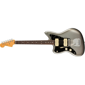 Fender American Professional II Jazzmaster pour gaucher - Mercury avec touche en palissandre