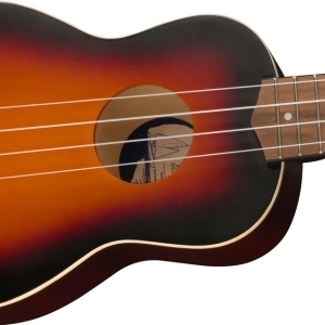 Fender Venice Soprano Ukulele - Sunburst 2 couleurs