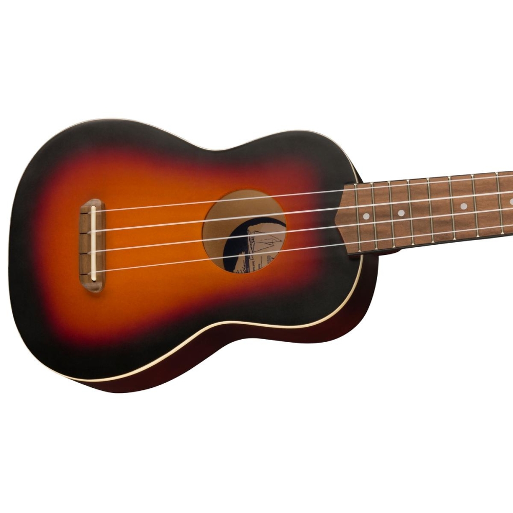 Fender Venice Soprano Ukulele - Sunburst 2 couleurs