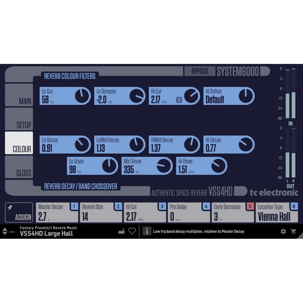 TC Electronic VSS4 HD Auténtico Reverb Espacial