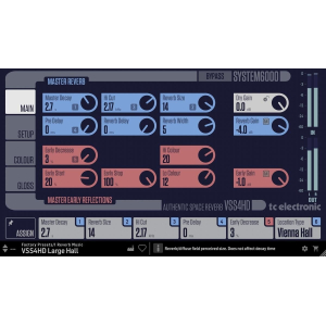 TC Electronic VSS4 HD Auténtico Reverb Espacial
