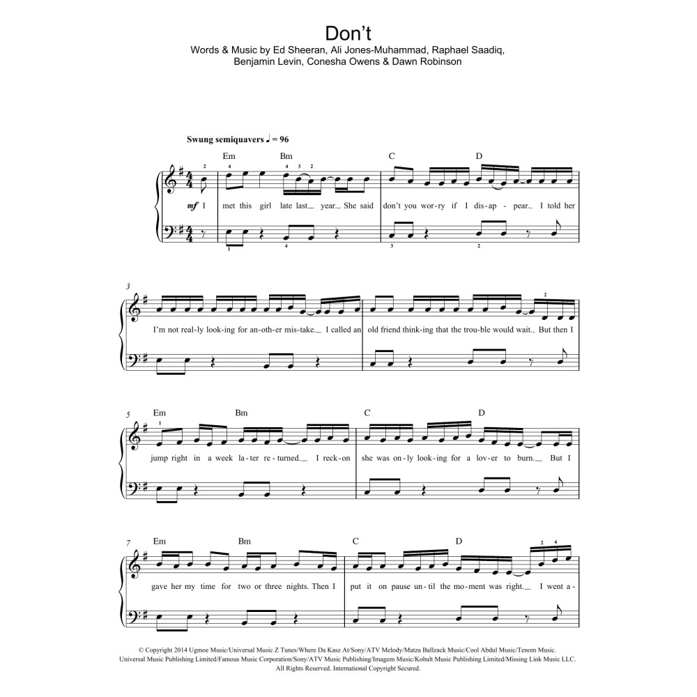 Don't