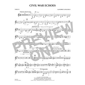 Civil War Echoes - Violin 2