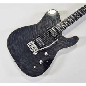 Fender Telecaster de mástil encolado 1991 Custom Shop Trans Black