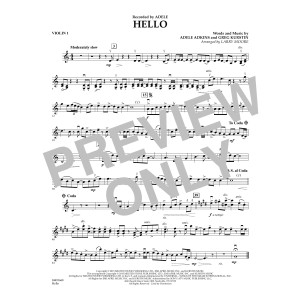 Hello - Violin 1