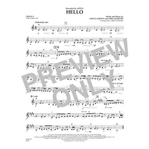 Hello - Violin 3 (Viola Treble Clef)