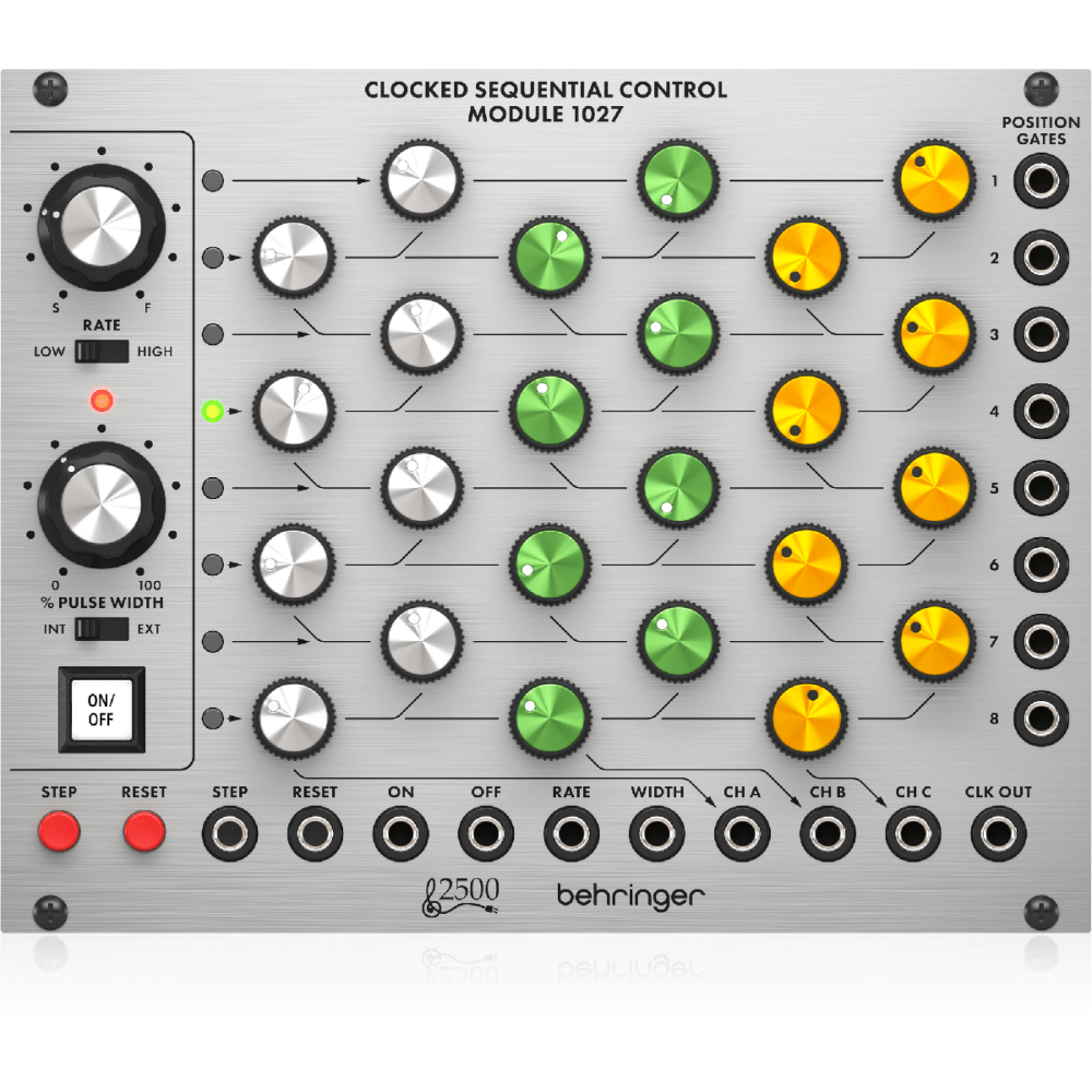 Behringer Clocked Sequential Control Module 1027 8-step Sequencer Eurorack Module