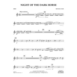 Night of the Dark Horse - Oboe