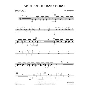 Night of the Dark Horse - Percussion 1