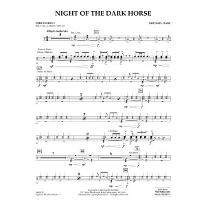 Night of the Dark Horse - Percussion 2