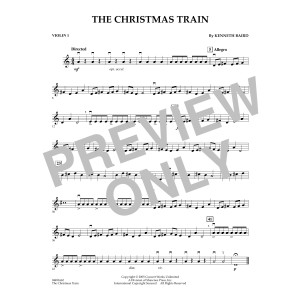The Christmas Train - Violin 1