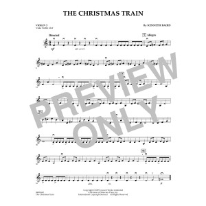 The Christmas Train - Violin 3 (Viola Treble Clef)