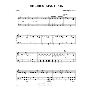 The Christmas Train - Piano