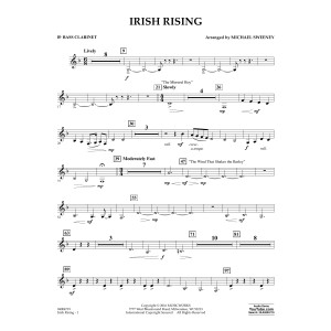 Irish Rising - Bb Bass Clarinet