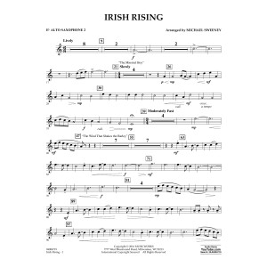 Irish Rising - Eb Alto Saxophone 2