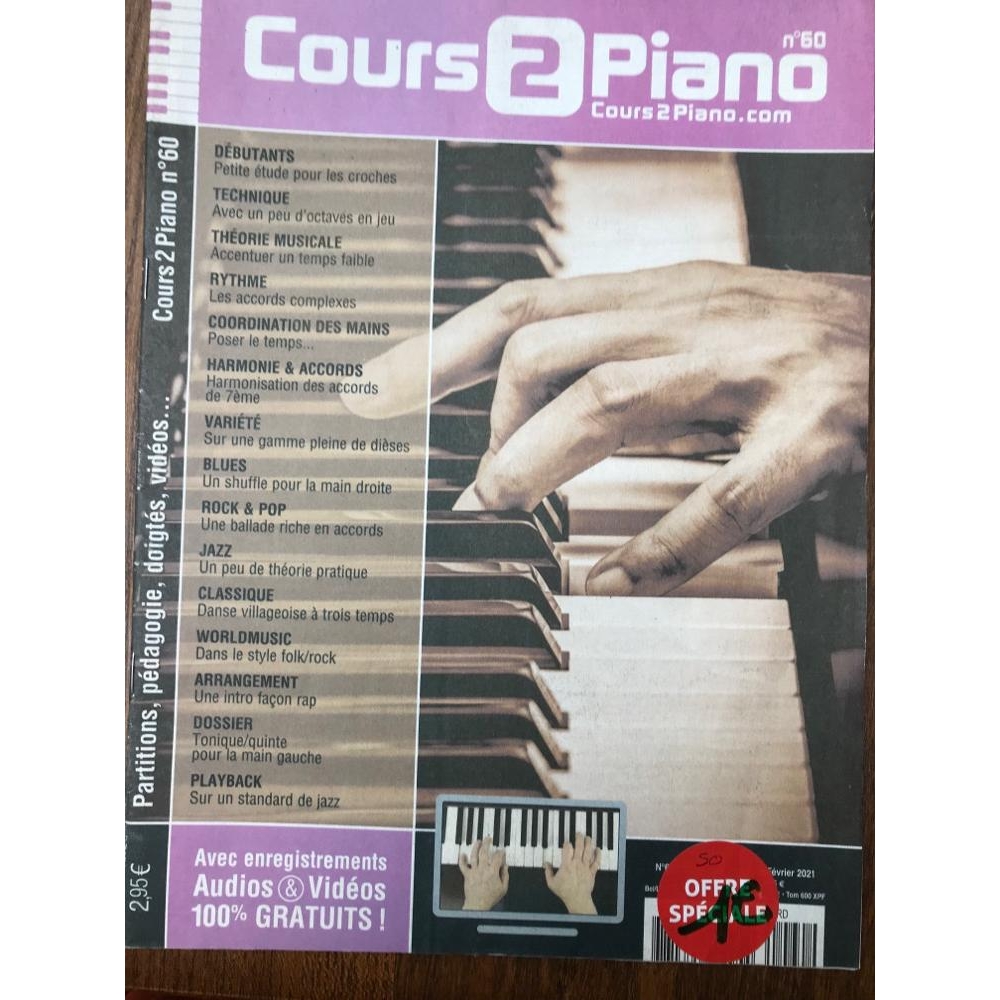 Piano sheet music