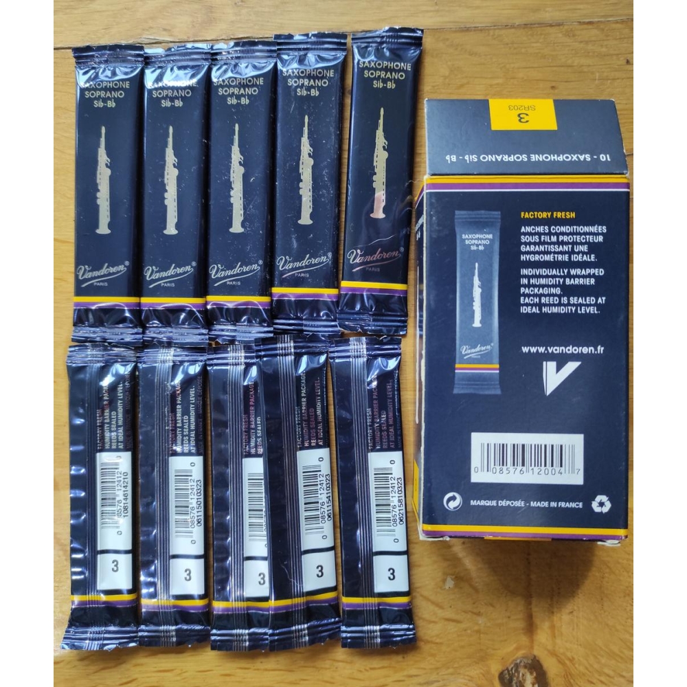 Vandoren boite de Anches N°3 pour Saxophone Soprano
