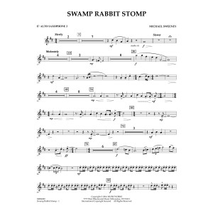 Swamp Rabbit Stomp - Eb Alto Saxophone 2