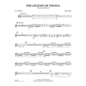 The Legend of Tizona - Bb Clarinet 1
