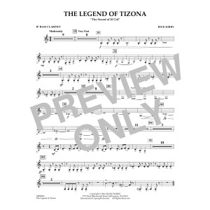 The Legend of Tizona - Bb Bass Clarinet