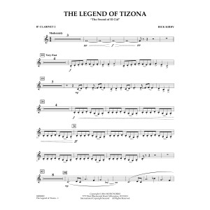 The Legend of Tizona - Bb Clarinet 2
