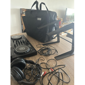 Pioneer ddj 400 con Funda + Soporte + Auriculares