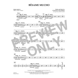 Besame Mucho - Percussion 2